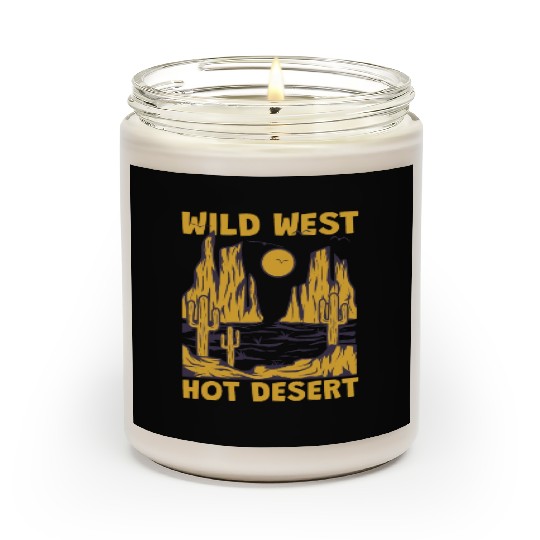 desert wild west cactus nature Scented Candles