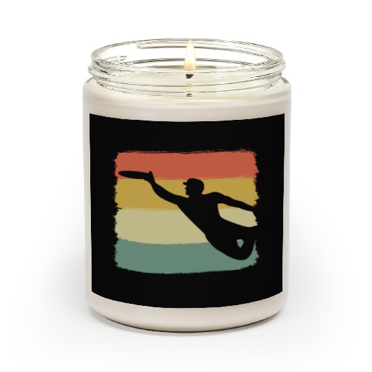 Ultimate Frisbee Player Frisbee Player Scented Candles