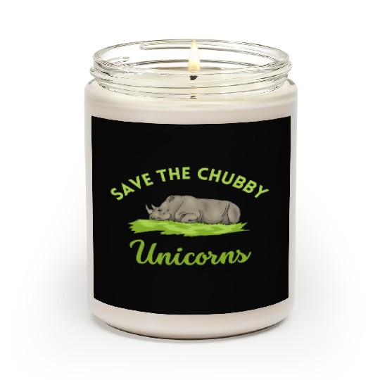 Save The Chubby Rhinos Save The Rhinos Sleeping Scented Candles