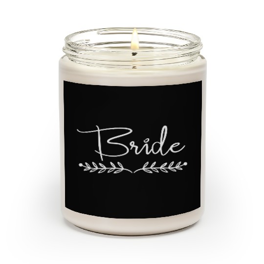 Bride Wedding Bride and Groom Scented Candles