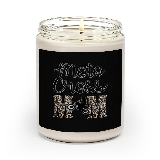 Moto X Motocross Mama Mom Racing Dirtbike Race Day Scented Candles