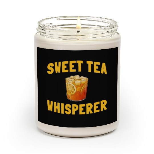 Funny Sweet Tea Whisperer Outfit Scented Candles