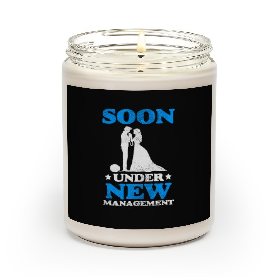 Soon Under New Management Wedding Manager Couple Scented Candles