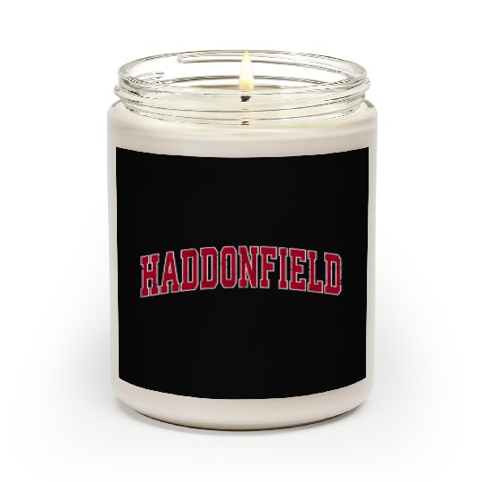 Haddonfield New Jersey Nj Sports Red Scented Candles
