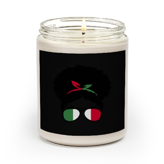 Proud Italian Roots Mothers Day Italy Afro Scented Candles