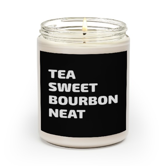 Tea Sweet Bourbon Neat Scented Candles