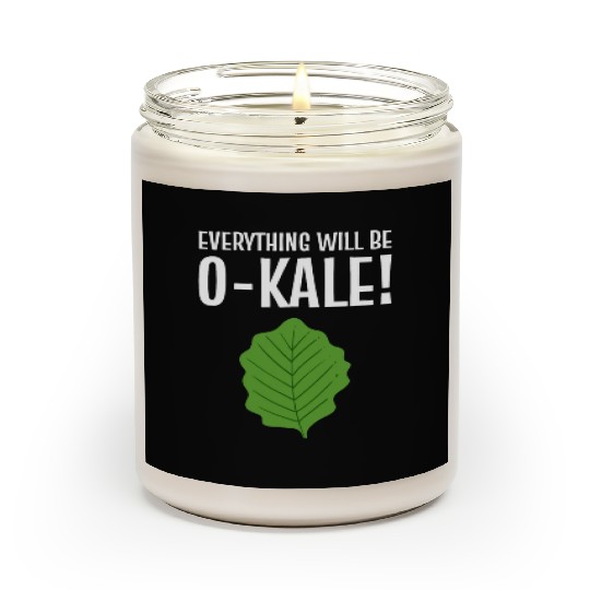 Vegetable Kale Puns Farmer Scented Candles