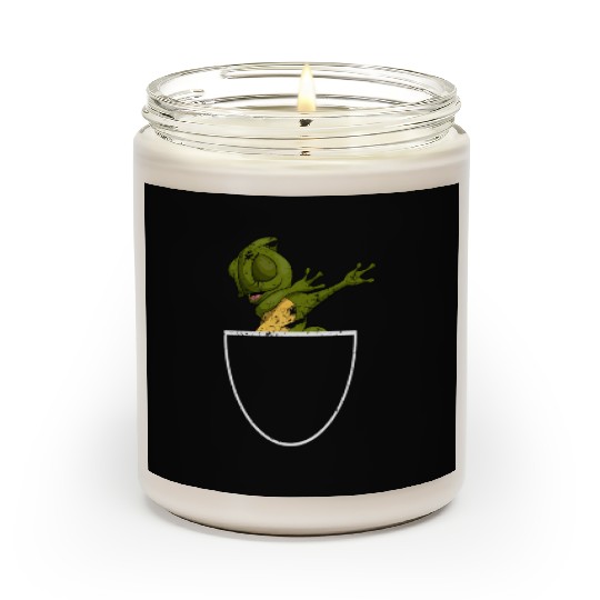 Dabbing Lizard Reptile Animal Pocket Chameleon Scented Candles