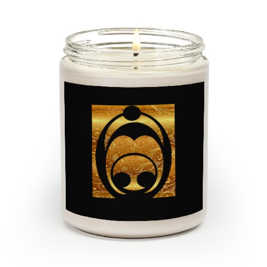New youth classic golden Scented Candles for girls