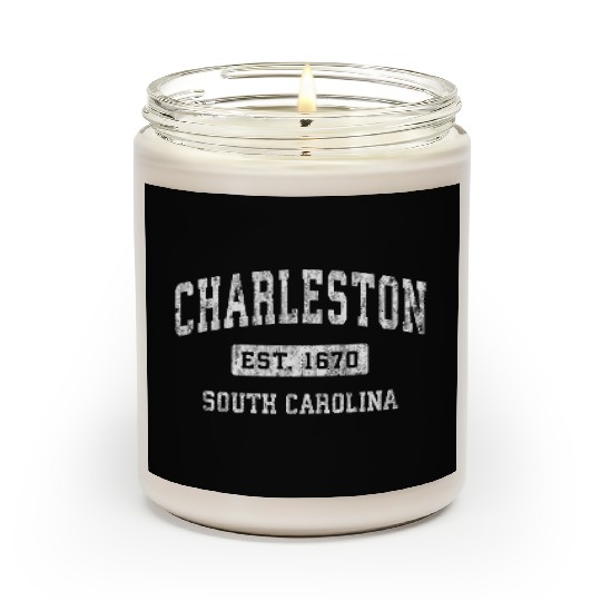 Charleston South Carolina Sc Established Sports Scented Candles