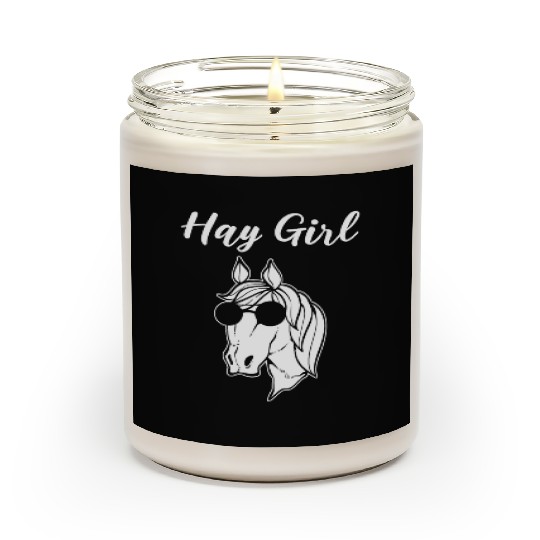 Hay Girl Equestrian Scented Candles