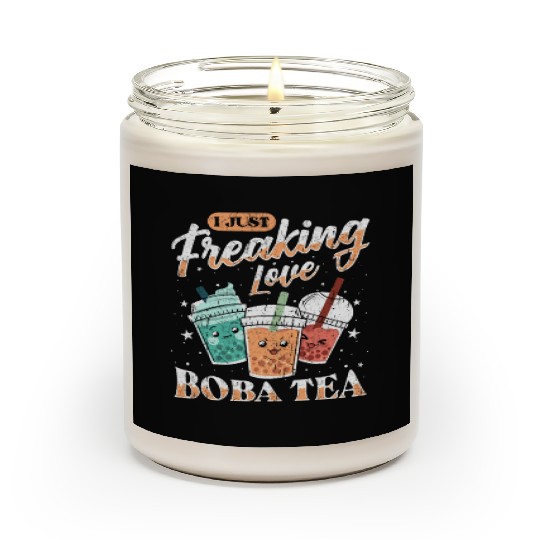 Bubble Tea Boba Scented Candles Kawaii