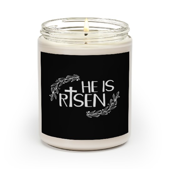He Is Risen For Christian Happy Easter Jesus Swea Scented Candles