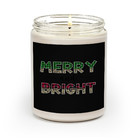 Merry and Bright Christmas Scented Candles