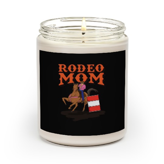 Rodeo Mom Barrel Racing Lover Scented Candles