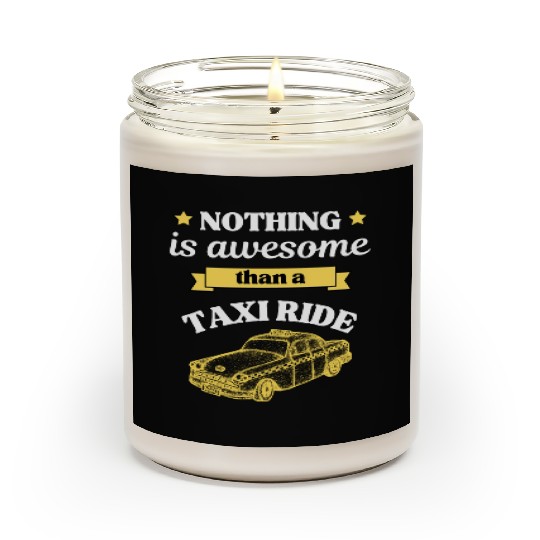 Taxi Ride Old Car Lover Scented Candles
