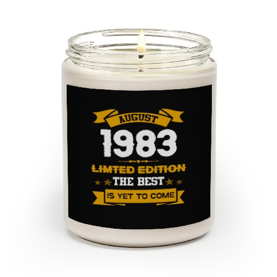 August 1983 Birthday Surprise Scented Candles