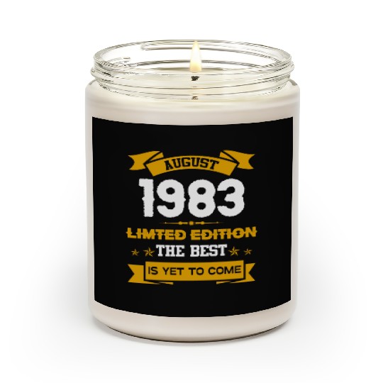 August 1983 Birthday Surprise Scented Candles