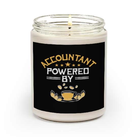 Coffee Drinker Caffeine CPA Accounting Accountant Scented Candles