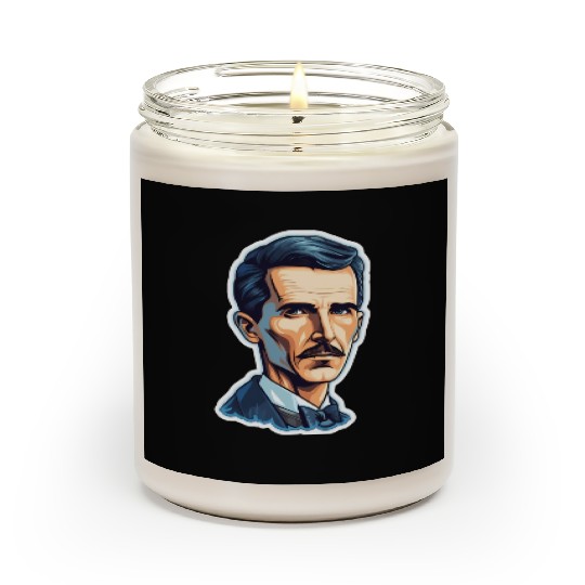 Nikola Tesla Physics Geek Nerd Scented Candles