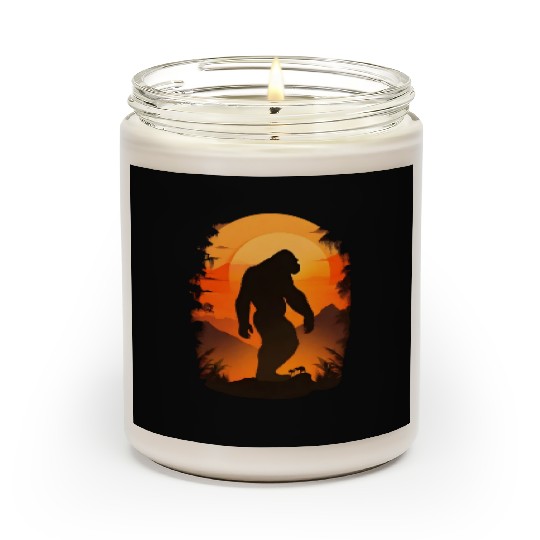 A Sasquatch Silhouette In The North Scented Candles