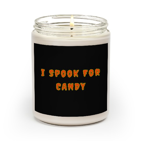 I Spook For Candy nostalgia Scented Candles