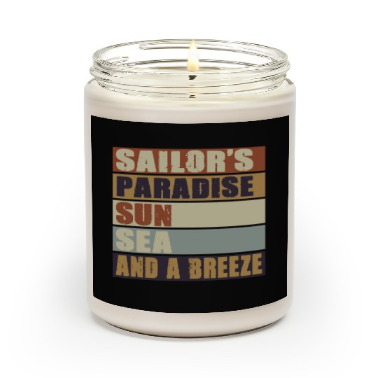 Funny Vintage Colorful Cruise Wear Scented Candles
