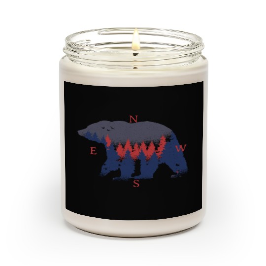 Nature Bear North West South East Scented Candles