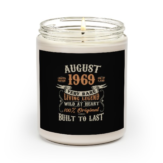 August 1969 Birthday Surprise Scented Candles