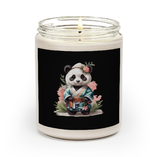 Kawaii Baby Panda Japanese Style Scented Candles