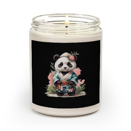 Kawaii Baby Panda Japanese Style Scented Candles