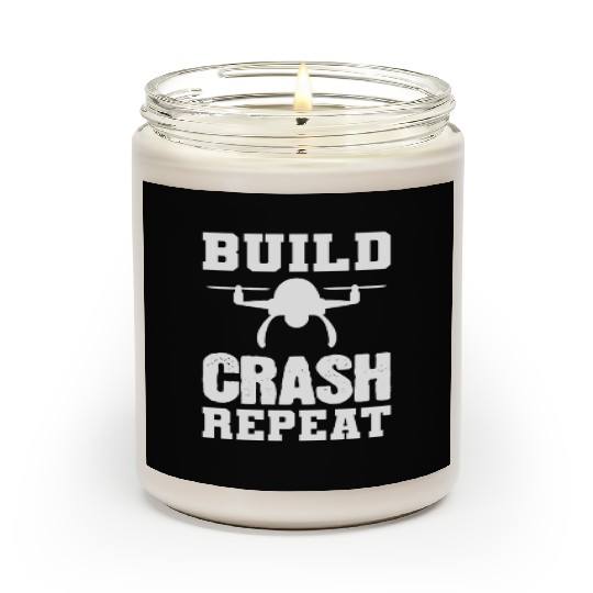 Build Crash Repeat Pilot Gift Scented Candles