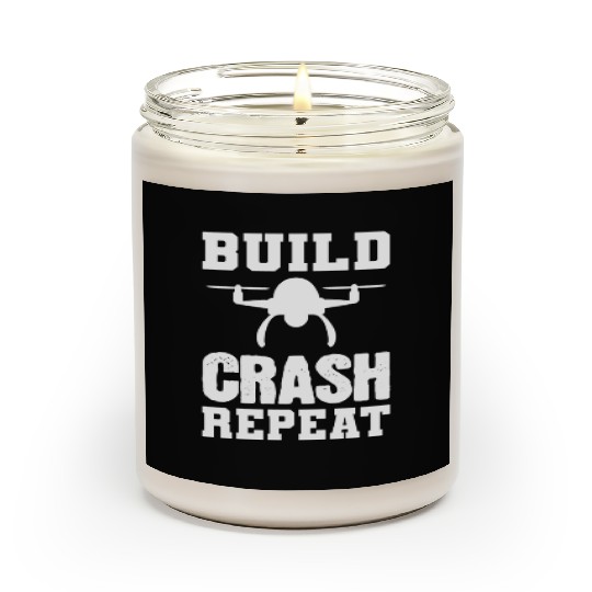 Build Crash Repeat Pilot Gift Scented Candles