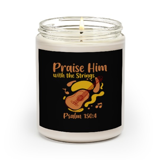 Praise Him With The Strings 4 Scented Candles