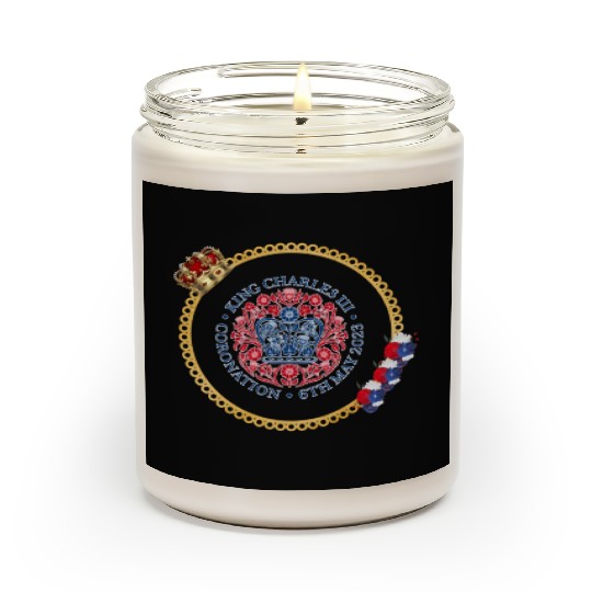 King Charles Iii British Monarch Royal Coronation Scented Candles