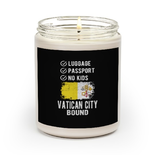 Vatican City Souvenir Vacation Scented Candles