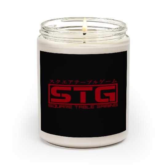 Square Table Gaming Logo (Red) Scented Candles