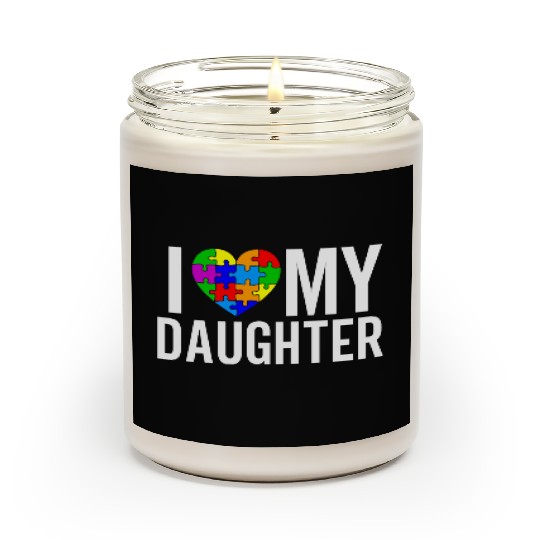 I Love My Daughter Scented Candles