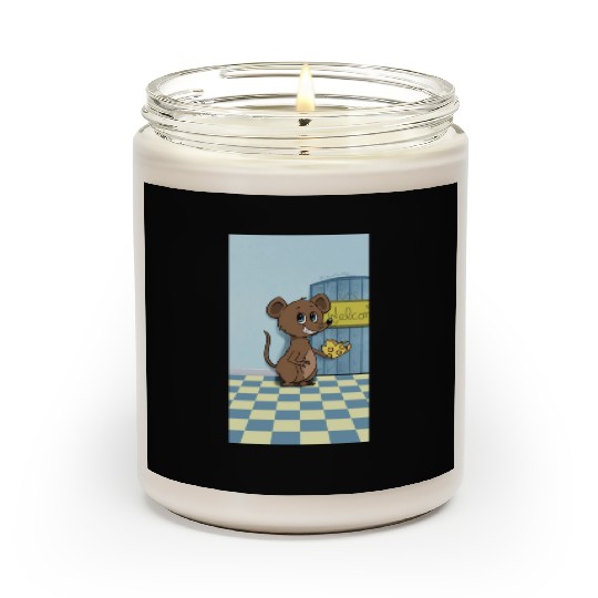 Cheesy Heart Mouse Scented Candles