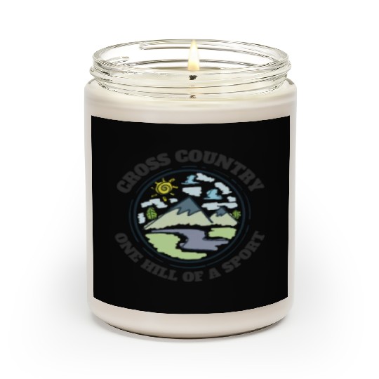 High School Running Scented Candles, Cross Country Hills,