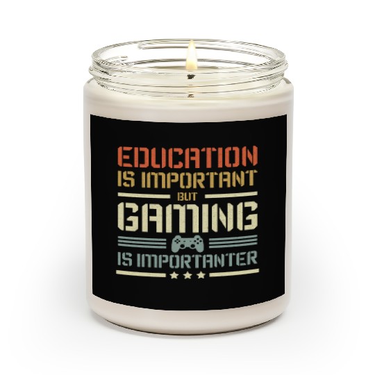 Education And Gaming Scented Candles