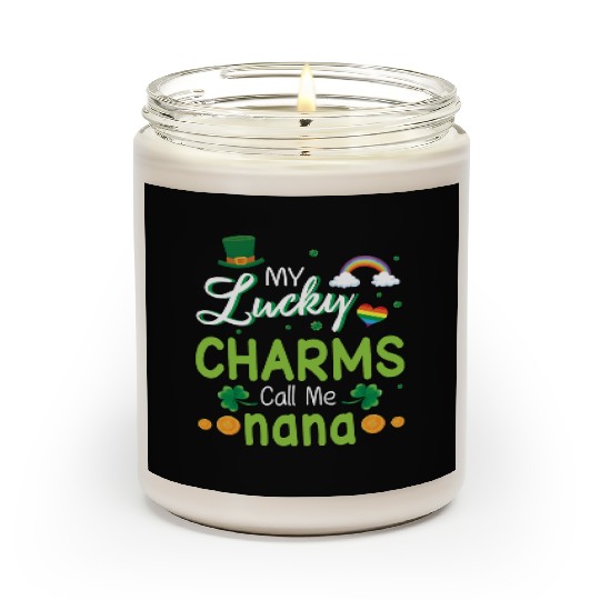 My Lucky Charms Call Me Nana Happy Saint Patrick Scented Candles