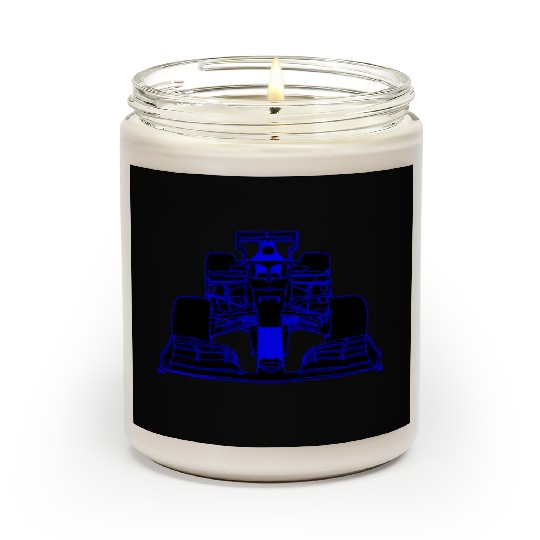 Race car blue Scented Candles