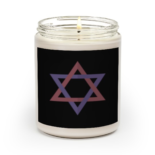 Star Of David Scented Candles