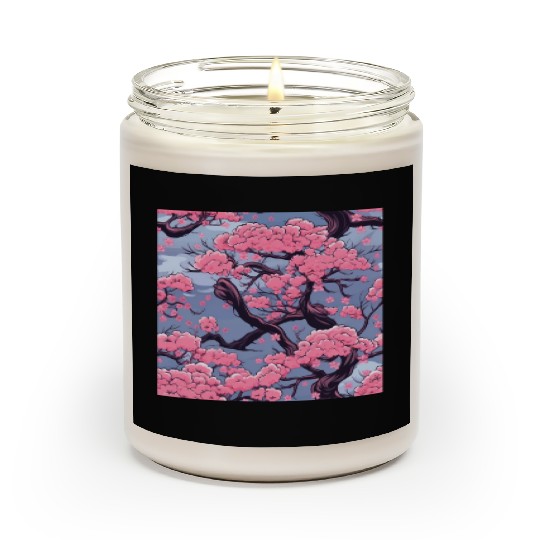 Anime Euphoria: Fantasy Cherry Blossom Dreamscape Scented Candles
