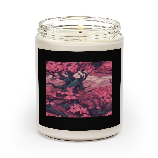 Anime Euphoria: Fantasy Cherry Blossom Dreamscape Scented Candles