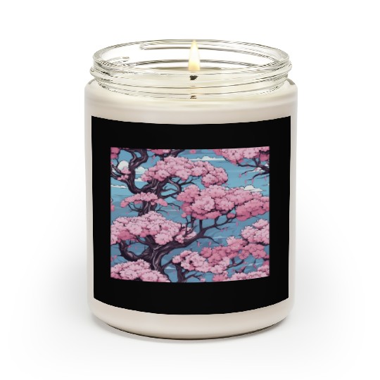 Anime Euphoria: Fantasy Cherry Blossom Dreamscape Scented Candles