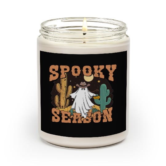 Spooky Season Western Ghost Halloween Scented Candles
