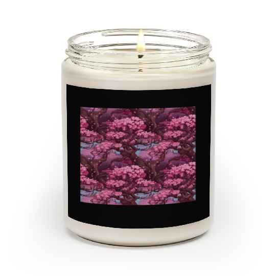Anime Euphoria: Fantasy Cherry Blossom Dreamscape Scented Candles