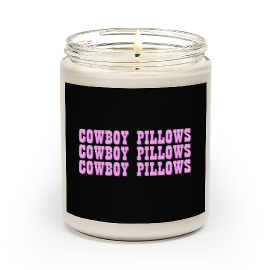 Cowboy Pillows Western Cowgirl Cowboy Pillows Scented Candles